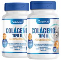 Kit 2x Colageno Tipo 2 Não Desnaturado 590mg 120 Capsulas Suplemento Alimentar com Calcio Magnesio Vitamina K2 Silicio Organico Kit 2x Colageno Tipo 2 Não Desnaturado 590mg 120 Capsulas Suplemento Alimentar com Calcio Magnesio Vitamina K2 Silicio Organico