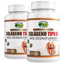 Kit 2x Colágeno Tipo 2 UC II Não Desnaturado Natuforme 120 Cápsulas de 500mg Suplemento Alimentar