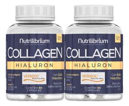 Kit 2x Colágeno Verisol Com Ácido Hialurônico 180 Cápsulas Nutrilibrium