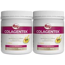 Kit 2X Colagentek - 300g Abacaxi - Vitafor Kit 2X Colagentek - 300g Abacaxi - Vitafor