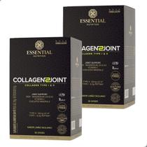 Kit 2x Collagen 2 Joint Articulações Limão 30 Unidades Essential Kit 2x Collagen 2 Joint Articulações Limão 30 Unidades Essential