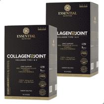 Kit 2x Collagen 2 Joint Articulações Neutro 30 Unidades Essential Kit 2x Collagen 2 Joint Articulações Neutro 30 Unidades Essential