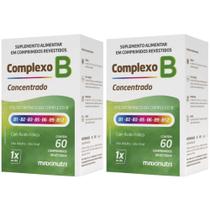 KIT 2X Complexo B concentrado 60 comprimidos - Maxinutri KIT 2X Complexo B concentrado 60 comprimidos - Maxinutri