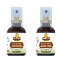 Kit 2X: Composto Mel E Extrato Própolis Sabor Limão E Kit 2X: Composto Mel E Extrato Própolis Sabor Limão E