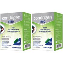 KIT 2X Condrigen TRIO (MSM + Colágeno Tipo 2 + Ácido Hialurônico e Vitamina C) 60 cápsulas - Maxinutri