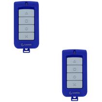 Kit 2x controle para motores de portão tx play azul garen