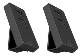 Kit 2X Controle Remoto Ppa Zap Pop 433Mhz Dupla Tecnologia