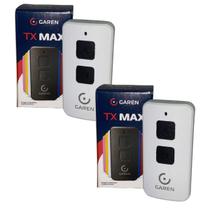 Kit 2x controle remoto transmissor tx max branco garen