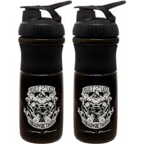 Kit 2X Coqueteleira Built 2 Last - 760ml Preto - BodyAction Kit 2X Coqueteleira Built 2 Last - 760ml Preto - BodyAction