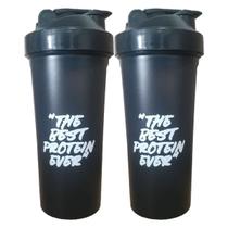 Kit 2X Coqueteleira The Best Protein Ever - 600ml Fumê - Optimum Nutrition Kit 2X Coqueteleira The Best Protein Ever - 600ml Fumê - Optimum Nutrition