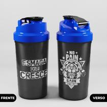 Kit 2x Coqueteleiras Caveira - Shaker de Academia 600ml com Mix Ball - Rainha das Coqueteleiras