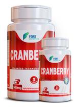 Kit 2x Cranberry 100% Natural & Original Concentrado 500mg Extrato Seco - 120 Cápsulas Kit 2x Cranberry 100% Natural & Original Concentrado 500mg Extrato Seco - 120 Cápsulas