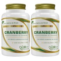 KIT 2X Cranberry 500mg 60 cápsulas - Flora Nativa KIT 2X Cranberry 500mg 60 cápsulas - Flora Nativa