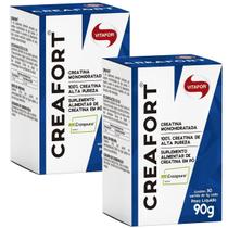 Kit 2X Creafort Creapure Creatina - 30 Sachês 3g - Vitafor Kit 2X Creafort Creapure Creatina - 30 Sachês 3g - Vitafor