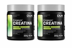 Kit 2X Creapure Dux Nutrition Creatina Monohidratada Pote 300g sem Sabor