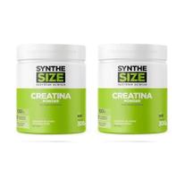 Kit 2X Creatina 100% Pura Monohidratada 300G Synthesize