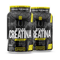 Kit 2x Creatina Atlas Monohidratada 60 Cápsulas - 100% Pura
