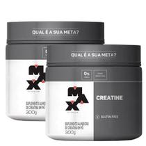 Kit 2x Creatina Max Titanium 300g 100% Pura Monohidratada Creatine