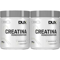 Kit 2X Creatina Monohidratada - 300g Sem Sabor - Dux Nutrition Kit 2X Creatina Monohidratada - 300g Sem Sabor - Dux Nutrition