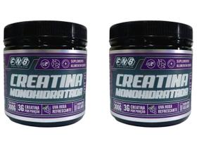 Kit 2x Creatina Monohidratada em Pó Uva 300g FNB Kit 2x Creatina Monohidratada em Pó Uva 300g FNB