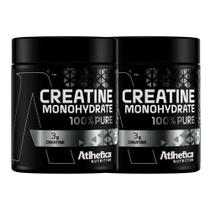 Kit 2x Creatina Monohidratada Pura 300g Atlhetica Nutrition