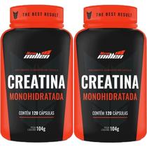 Kit 2X Creatina Monohydrate - 120 Cápsulas - New Millen