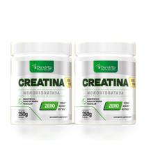 Kit 2x Creatina Pura 100% Monohidratada 250g, Creatine Micronizada Denavita