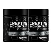 Kit 2X Creatina Pura Monohidrata 100% 300G - Atlhetica