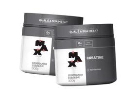 Kit 2x creatina titanium (300g) max titanium