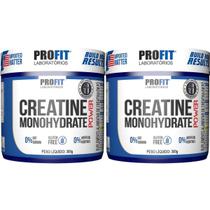 Kit 2X Creatine Monohydrate Power - 300g Sem Sabor - Profit Kit 2X Creatine Monohydrate Power - 300g Sem Sabor - Profit