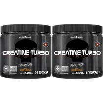 Kit 2X Creatine Turbo Monohidratada - 150g Laranja - Black Skull