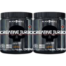 Kit 2X Creatine Turbo Monohidratada - 300g Laranja - Black Skull Kit 2X Creatine Turbo Monohidratada - 300g Laranja - Black Skull