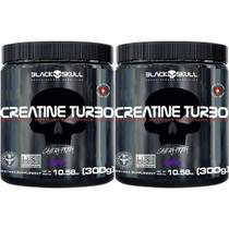 Kit 2X Creatine Turbo Monohidratada - 300g Uva - Black Skull Kit 2X Creatine Turbo Monohidratada - 300g Uva - Black Skull
