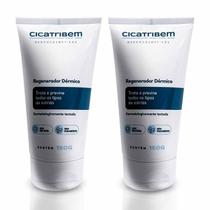 Kit 2x Creme Anti Estrias Cicatrizes Gestantes Cicatribem