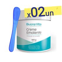 Kit 2x Creme Emoliente 500g Buona Vita Trieta 10% Extração Cravos, Comedões - Limpeza de Pele