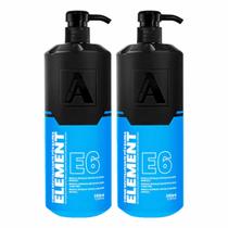 Kit 2x Creme Pós Barba Element E6 350ml Original Alfa Look's
