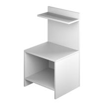 Kit 2x Criado Mesa De Cabeceira Compacta Nicho 68cmx39cm Mdf Kit 2x Criado Mesa De Cabeceira Compacta Nicho 68cmx39cm Mdf