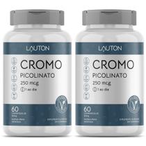 Kit 2X Cromo Picolinato 250Mcg 60 Comprimidos - Lauton