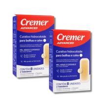 Kit 2x Curativo Hidrocoloide Cremer Anticalos 16 Unidades