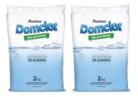 Kit 2X Decantador Sulfato de Aluminio DomClor 2KG Kit 2X Decantador Sulfato de Aluminio DomClor 2KG