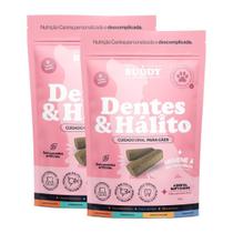 Kit 2X Dentes E Hálito - Cuidado Oral Cães - Buddy Nutrition
