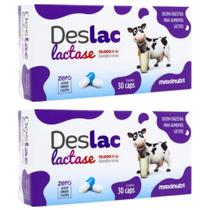 KIT 2X DESLAC Lactase 10.000 FCC 30 cápsulas - Maxinutri KIT 2X DESLAC Lactase 10.000 FCC 30 cápsulas - Maxinutri