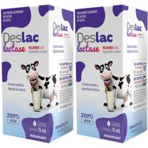 KIT 2X DESLAC Lactase 10.000 FCC em gotas 15ml - Maxinutri KIT 2X DESLAC Lactase 10.000 FCC em gotas 15ml - Maxinutri