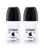 Kit 2x Desodorante Roll-On Active 50ml - Red Apple