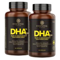 Kit 2x DHA Tg 1000mg - 90 Cápsulas cada - Essential Nutrition