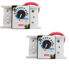 Kit 2x Dimer 40A 6000W Controlador Dimmer 110/220V Ac Dc voltagem potência RDSC