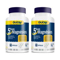 Kit 2x Duom 5 Magnésio Malato Quelato Taurato Citrato Óxido