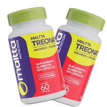 Kit 2x Duom Treonat Suplemento Magnésio + Treonina 120 Cáps Ultra Concentrado Premium Treonato