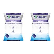 Kit 2x Elevador Alcalinidade Sibrape 2kg Manutenção Piscina Kit 2x Elevador Alcalinidade Sibrape 2kg Manutenção Piscina