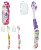 Kit 2x Escova de Dente Saúde bucal infantil com diversão Kit 2x Escova de Dente Saúde bucal infantil com diversão